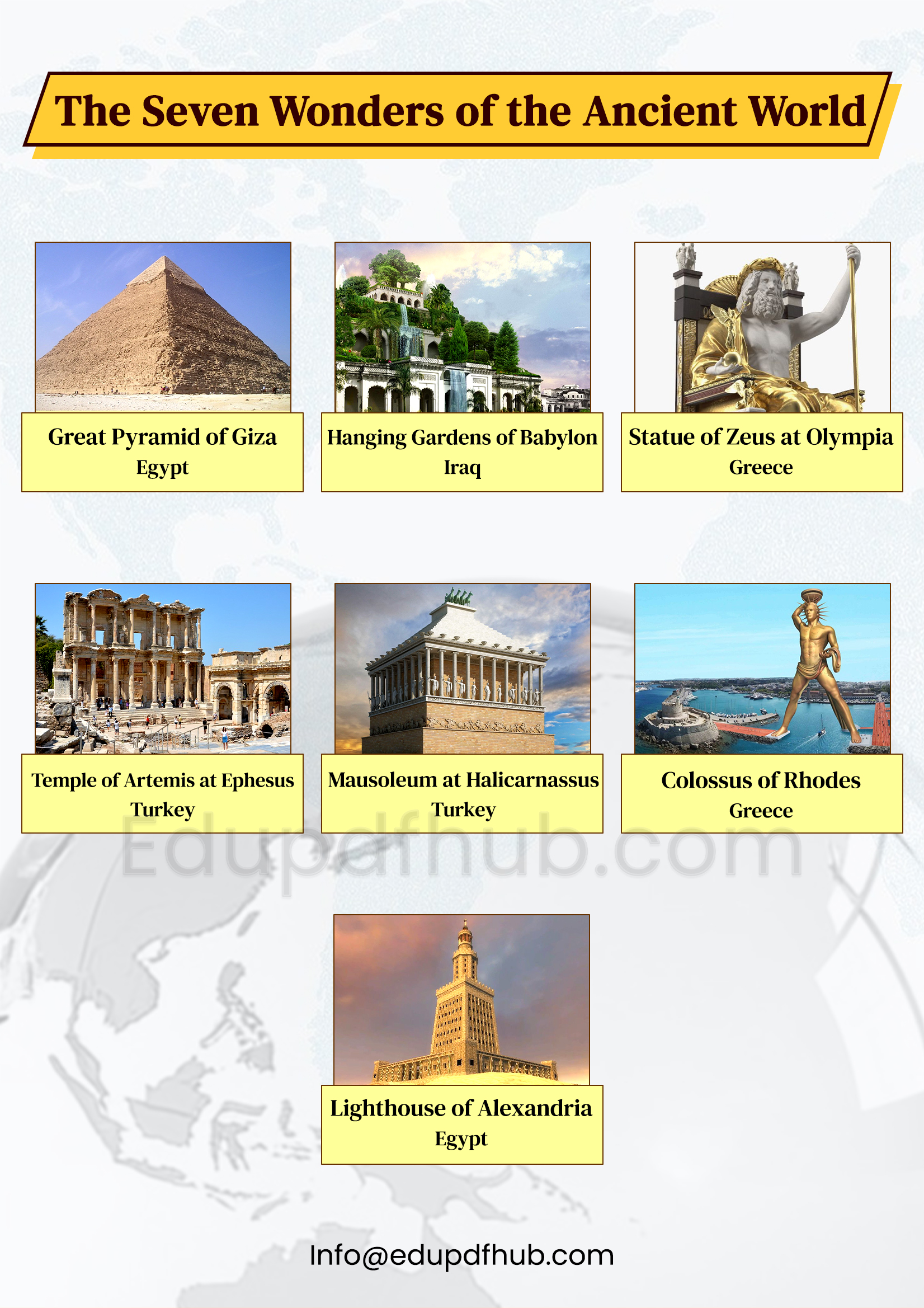 Seven Wonders of the Ancient World with Pictures PDF